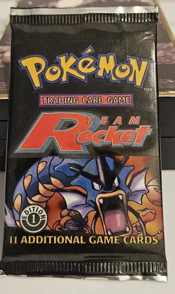 Pokemon Team Rocket 1ST Edition Booster Pack, Factory Sealed, Vintage - Image 1