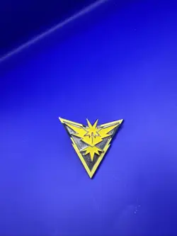 Pokemon Official Pin - Team Instinct Zapdos Badge Team Instinct Collection Box - Image 1