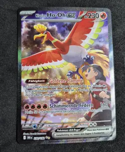 Pokemon Ewige Rivalen Klarins Ho-Oh EX Fullart 230/182 Boosterfrisch Acrylcase - Image 2