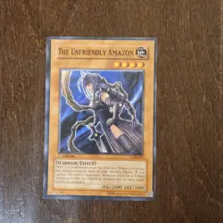 The Unfriendly Amazon 1996 Yu-Gi-Oh! 1st Edition Labyrinth of Nightmare #LON-031 - Image 1