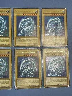 Yu-Gi-Oh! 6x Blauaugiger W. Drache SDK-G001 1.Edition/unl. Ultra Rare Blue-Eyes - Image 3