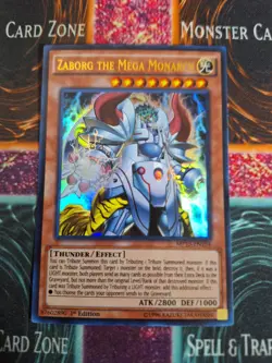 Yu-Gi-Oh! Zaborg the Mega Monarch MP15-EN154 Ultra Rare 1st Edition Near Mint - Image 1
