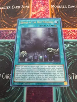Yugioh Domain of the True Monarchs GFP2-EN161 Ultra Rare 1st Edition Near Mint - Image 1