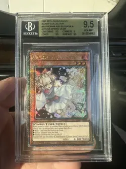 Yugioh Ash Blossom & Joyous Spring RA01-EN008 Quarter Century Secret Rare BGS9.5 - Image 1