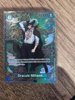 One Piece - Dracule Mihawk - OP12-030 (SP) OP12-030 The Azure Sea's Seven Foil - Image 2