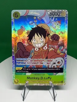 Namco Monkey.D.Luffy OP07-109 500 Years in the Future Foil Super Rare 6000 Chara - Image 1