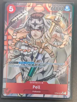 One Piece Kingdoms Of Intrigue Pell Alternate Art OP04-013 NM Super Rare - Image 1
