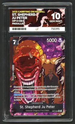 One Piece OP13 - ACE 10 St. Shepherd Ju Peter OP13-084 Parallel - GEM MT - Image 1