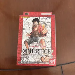 One Piece TCG Super Pre Release Starter Deck 1 Straw Hat Crew Sealed NEW 1st Ed. - Image 1