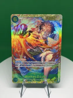 Namco Monkey.D.Luffy OP13-118 Carrying On His Will Full Art Foil 7000 SR Chara… - Image 1