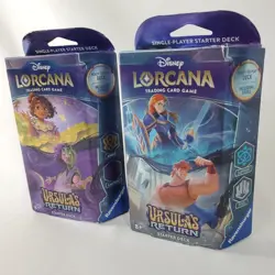 Lot of 2 - Disney Lorcana Ursula's Return Starter Deck Trading Cards - 120 Cards - Image 3