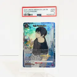 2025 Union Arena EX/JJK EN Toji Fushiguro 1 Star PSA Graded 9 - Image 1