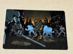 mtg The Last Ronin's Technique, Art Series card TMNT - Image 1