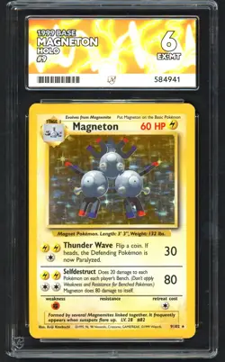 Pokemon Cards - ACE 6 Magneton 9/102 - Base Holo - EX-MT - Image 1