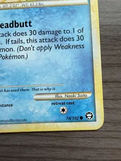 Pokemon TCG Psyduck Triumphant 74/102 Regular Common Card LP - Image 5