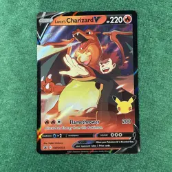 Lances Charizard SWSH133 Promo Card Celebrations Black Star Promo Mint Condition - Image 1
