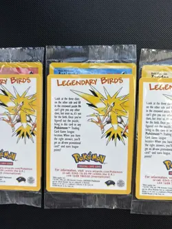 Pokemon Card Black Star Promo Sealed 3x Legendary Birds Zapdos Articuno Moltres - Image 3