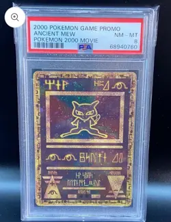 Ancient Mew 2000 Pokemon Movie Promo Card PSA 8 - READ DESCRIPTION - Image 1