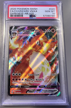 PSA 10 Charizard Vmax Darkness Ablaze 020/189 GEM MINT Graded Pokemon Card - Image 2