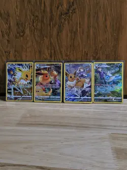 Eeveelutions Brilliant Stars Trainer Gallery 4 Card Set NM - Image 1