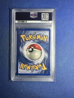 Pokemon TCG Blastoise Base Set Holo Unlimited Rare Card Psa 5 - Image 2