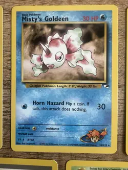 Vintage Pokemon TCG Gym Heroes Lot (7) Uncommon & Rare Cards - All NM Condition - Image 2