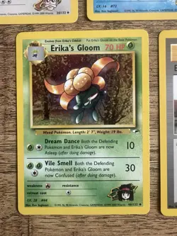 Vintage Pokemon TCG Gym Heroes Lot (7) Uncommon & Rare Cards - All NM Condition - Image 3