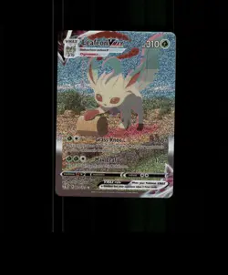 FAN-ART READ DESCRIPTION BELOW SPARKLING HOLO Leafeon Card Pokemon Card p2 - Image 1