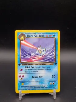 Dark Golduck 37/82 Team Rocket 1st Edition LP Pokemon Card - Image 1