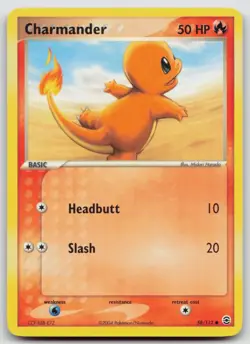 Pokemon Card Charmander Common FireRed & LeafGreen 58/112 - Image 1