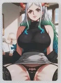 One Piece Yamato Lewd Anime Doujin Waifu Double Sided Card AGC CCG - Image 1