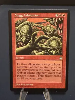 MTG - Magic The Gathering - Mogg Infestation - Stronghold- NP/ LN Or BETTER! - Image 1