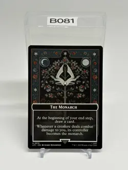 MTG - MONARCH TREASURE DOUBLE SIDED TOKEN - Lord of the Rings Commander - Image 1