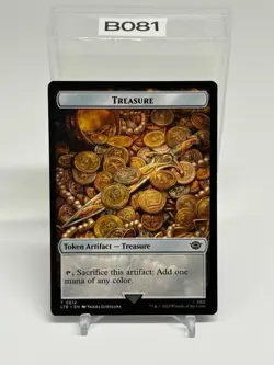 MTG - MONARCH TREASURE DOUBLE SIDED TOKEN - Lord of the Rings Commander - Image 2