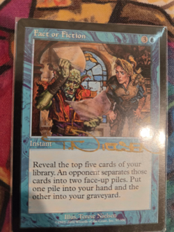 Signed Fact or Fiction - Invasion (INV) - MTG - Magic: The Gathering - Image 1