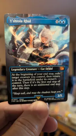 1x Y'shtola Rhul Borderless NM - Final Fantasy FIN Magic MTG Mythic x1 - Image 1