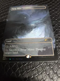 Strip Mine (Borderless) (Galaxy Foil) Secret Lair Drop Foil - MTG - NM - Image 1
