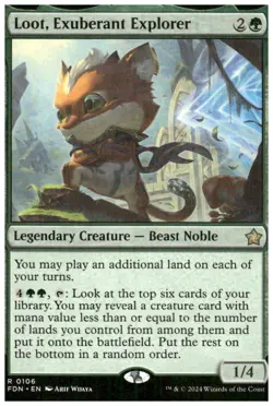 Foundations #106 Loot, Exuberant Explorer - Image 1