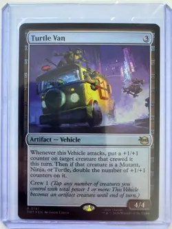 Turtle Van #0181 FOIL MTG TMNT NM ENG - Image 1