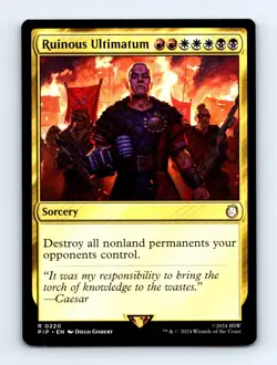 #220 2024 Fallout PIP ( Ruinous Ultimatum Commander RARE - Image 1