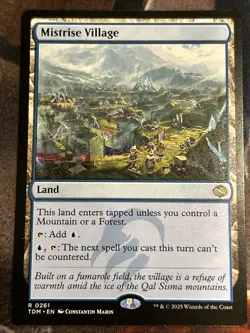 Mistrise Village Tarkir: Dragonstorm Regular NM-M Unplayed MTG 0261 - Image 1