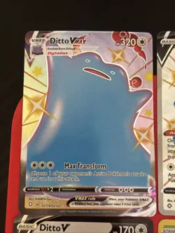 Pokemon TCG 8 Card Lot SWSH V VMAX RARE FULL ART Holo NM SHINY DITTO - Image 2