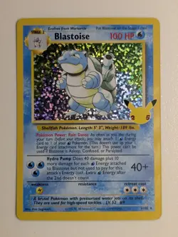 Near Mint 2021 Pokemon Celebrations: Classic Collection Base Set Blastoise 2/102 - Image 1