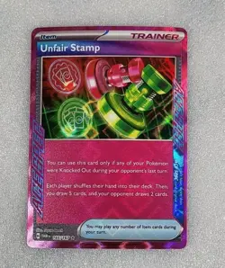 Unfair Stamp 165/167 NM/M SV TWM Twilight Masquerade Ace Spec Pokemon TCG - Image 1