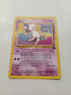POKEMON MEW #8 BLACK STAR PROMO POKEMON LEAGUE 2000 - Image 1