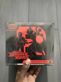 Pokemon Scarlet and Violet Destined Rivals Elite Trainer Box SEALED (Small Rip) - Image 1