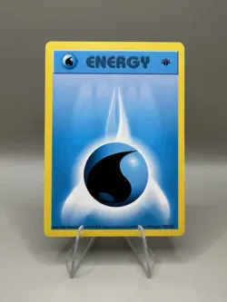 1st Edition Water Energy Base Set 102/102 Pokemon TCG Shadowless - Image 1