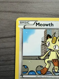 Pokemon TCG Meowth BW35 Black Star Promo LP - Image 2