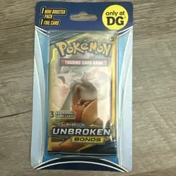 Pokemon Sun & Moon Dollar General Sealed Pack Vintage TCG - Image 1