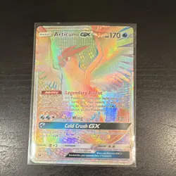Pokemon TCG Articuno GX Full Art Rainbow Rare Holo 171/168 SM Celestial Storm - Image 1